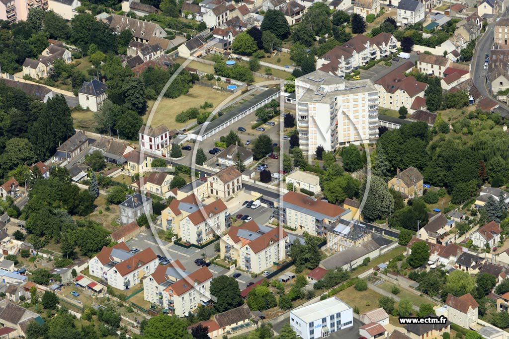 Photo arienne de Sens (Saint-Paul)