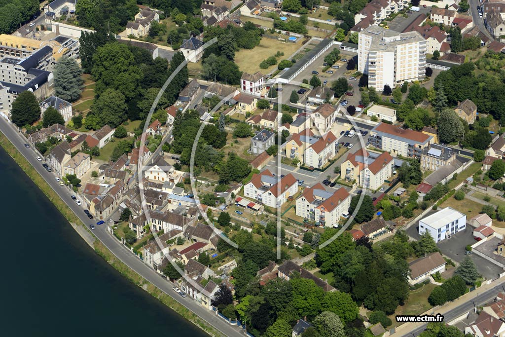 Photo arienne de Sens (Saint-Paul)