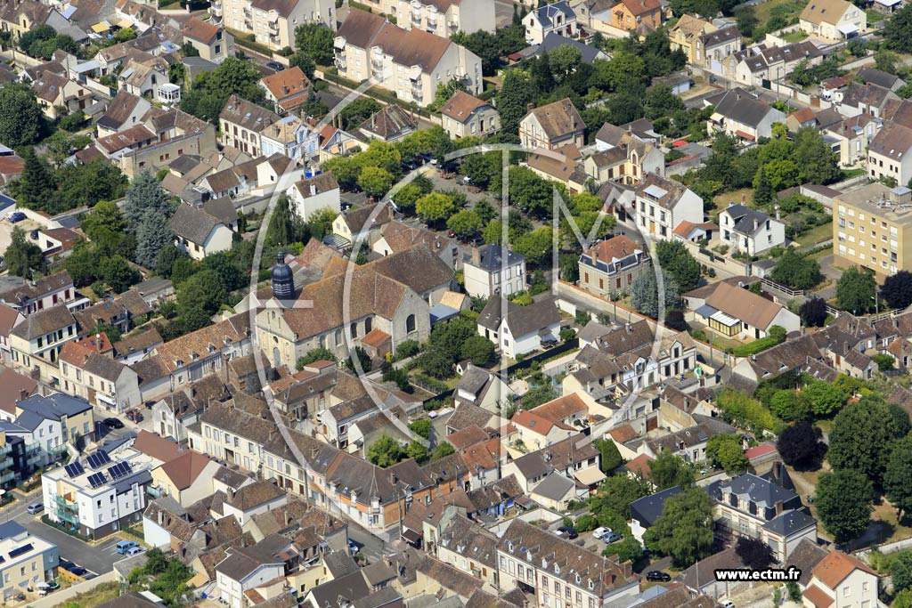 Photo arienne de Sens (Saint-Pregts)