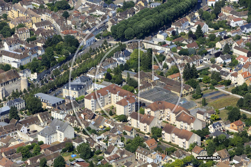 Photo arienne de Sens (Saint-Pregts)