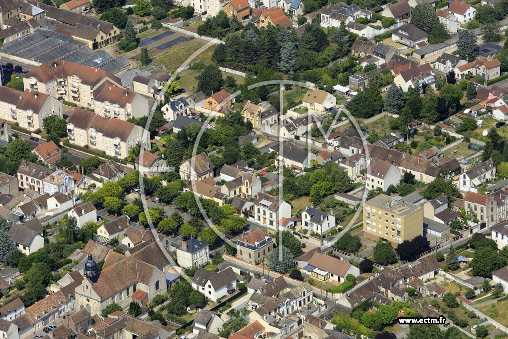 Photo arienne de Sens (Saint-Pregts)