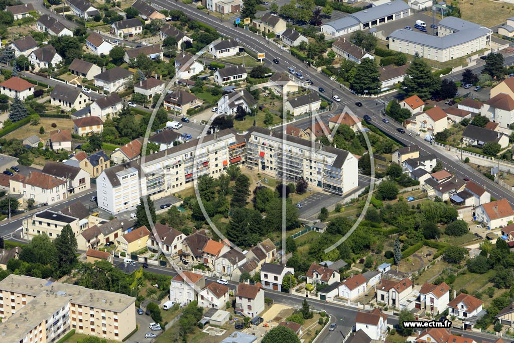Photo arienne de Sens (Saint-Pregts)