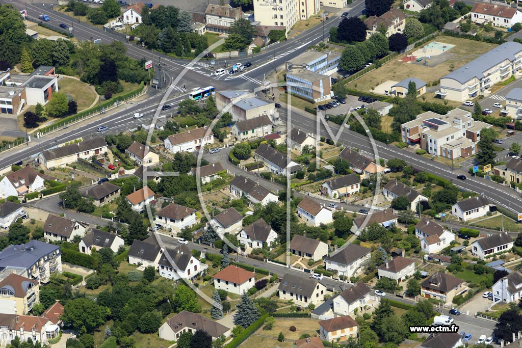 Photo arienne de Sens (Saint-Pregts)