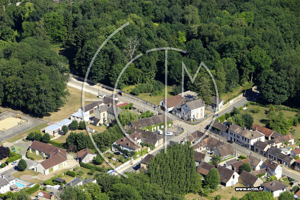 Photo arienne de Theil-sur-Vanne
