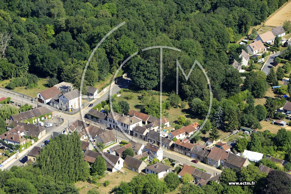 Photo arienne de Theil-sur-Vanne