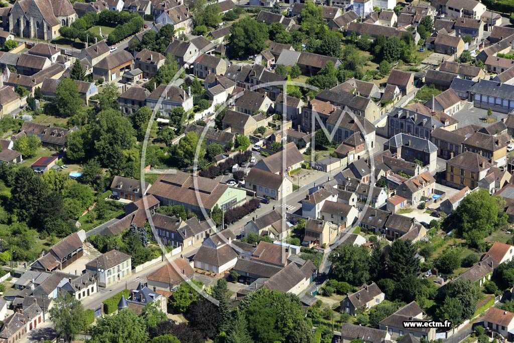 Photo arienne de Thorigny-sur-Oreuse