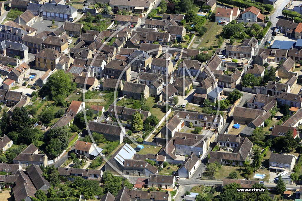 Photo arienne de Thorigny-sur-Oreuse