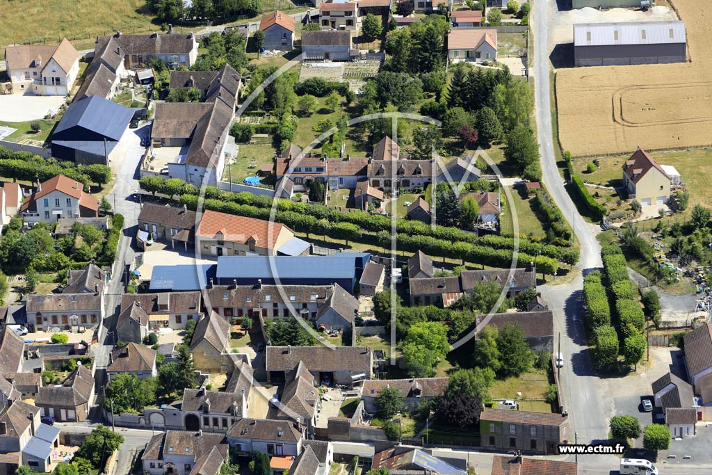Photo arienne de Thorigny-sur-Oreuse