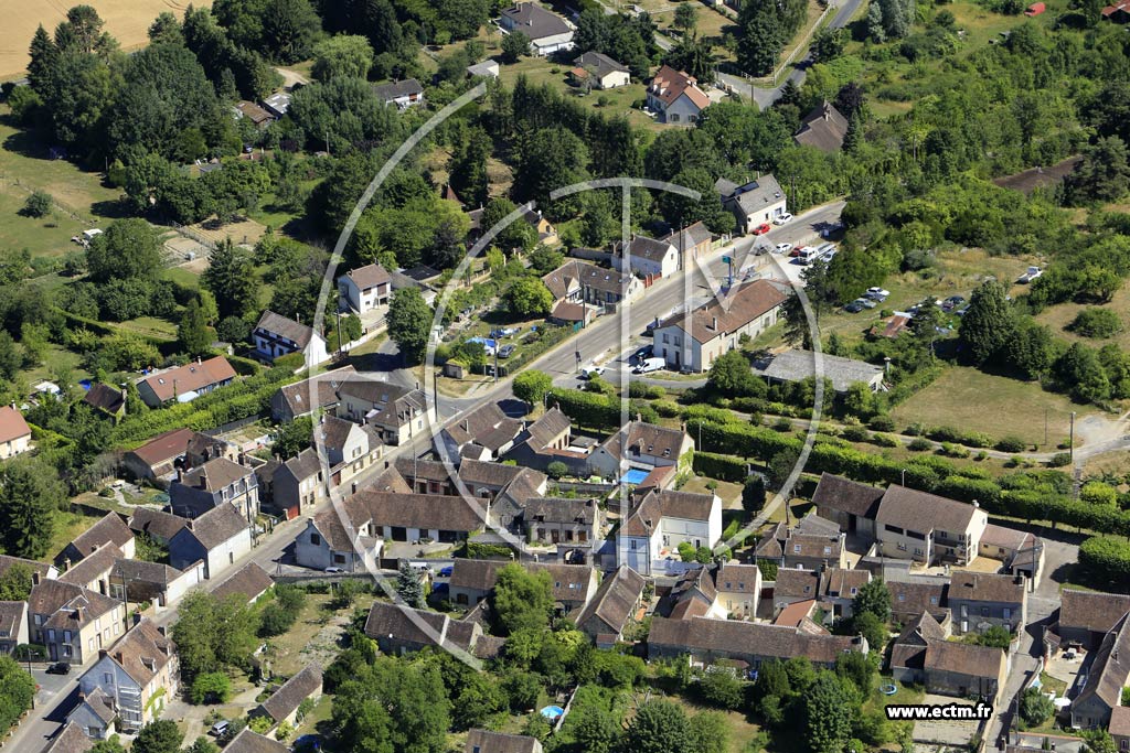 Photo arienne de Thorigny-sur-Oreuse
