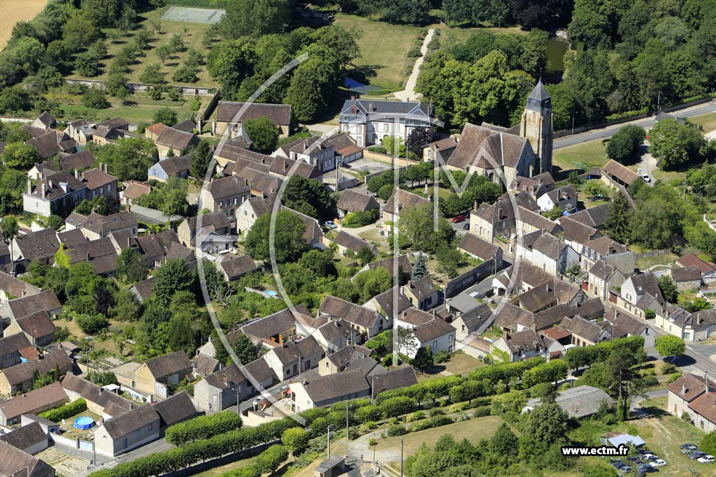 Photo arienne de Thorigny-sur-Oreuse