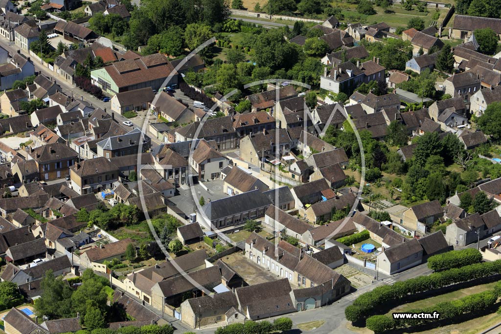 Photo arienne de Thorigny-sur-Oreuse