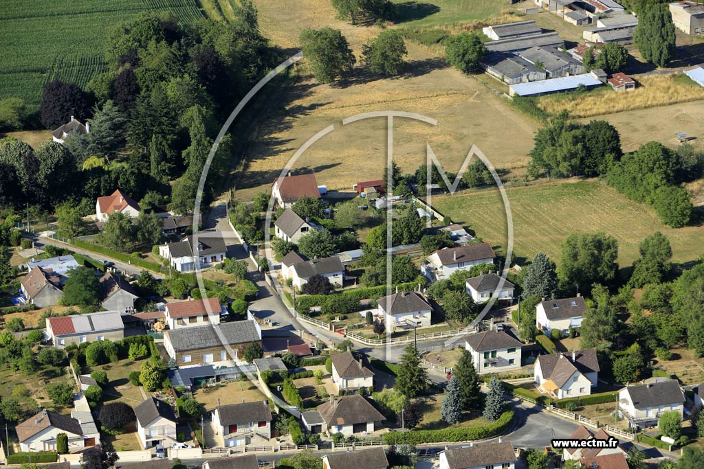 Photo arienne de Vron (la Croix Saint-Jacques)