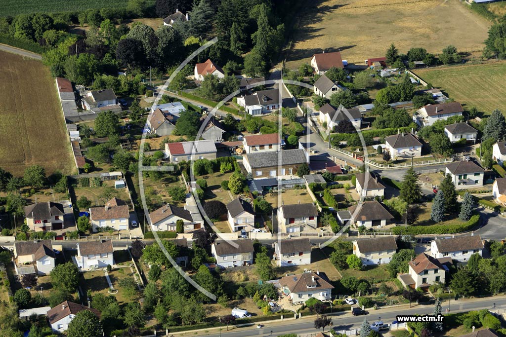 Photo arienne de Vron (la Croix Saint-Jacques)