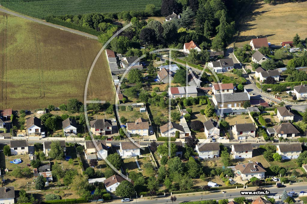 Photo arienne de Vron (la Croix Saint-Jacques)