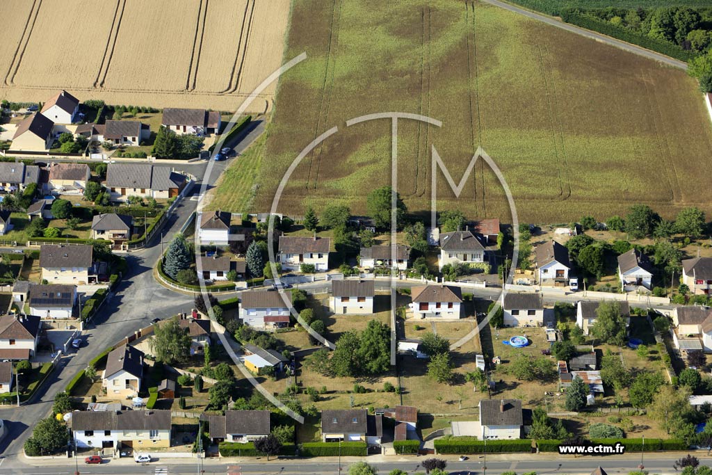 Photo arienne de Vron (la Croix Saint-Jacques)
