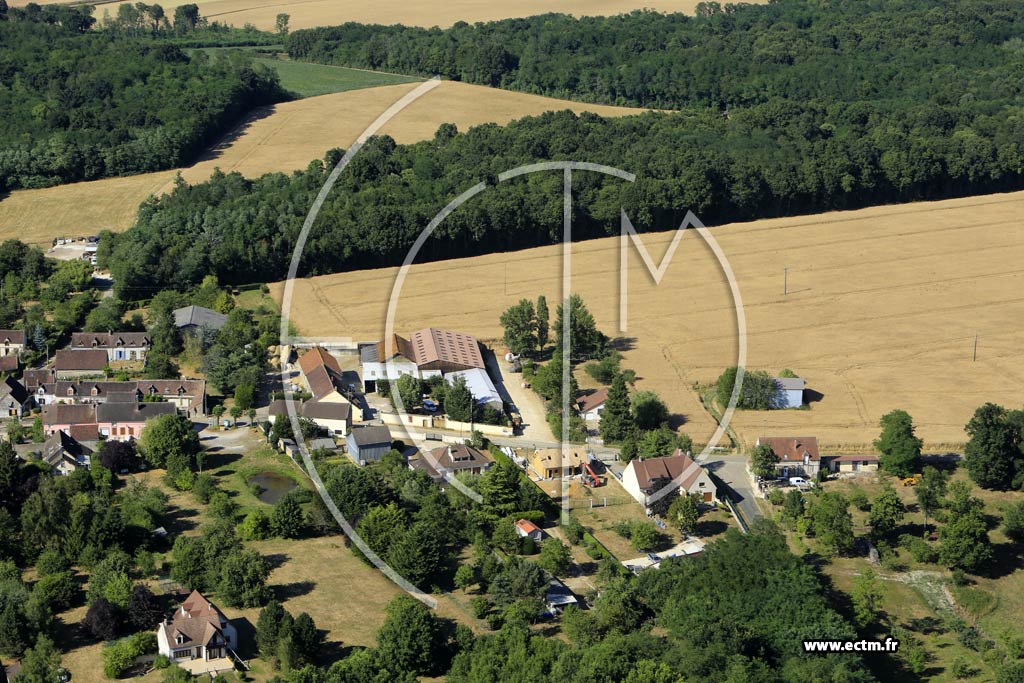 Photo arienne de Vron (la Grange au Doyen)