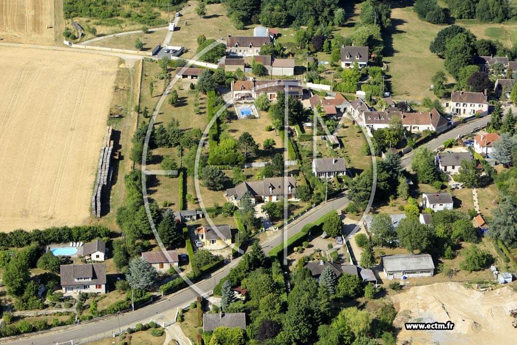 Photo arienne de Vron (la Grange au Doyen)