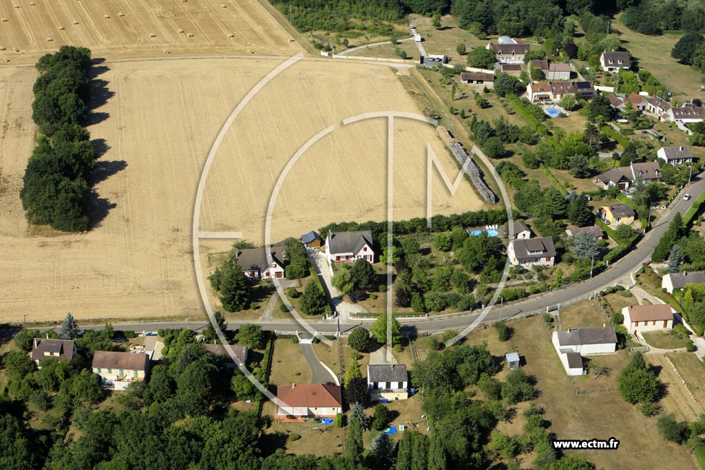 Photo arienne de Vron (la Grange au Doyen)