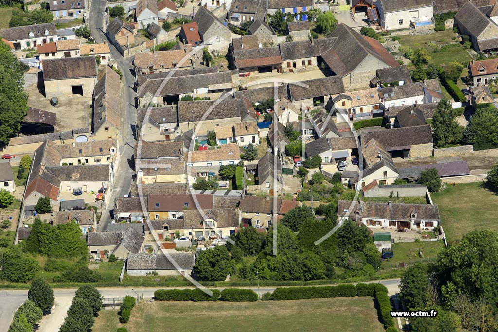 Photo arienne de Villemanoche