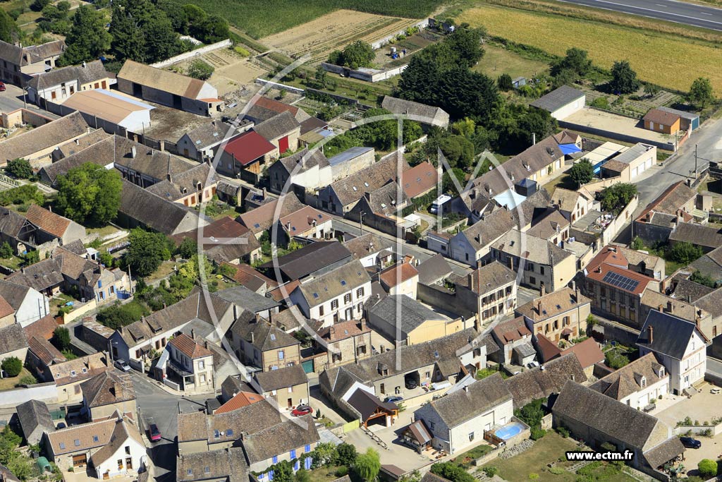 Photo arienne de Villemanoche