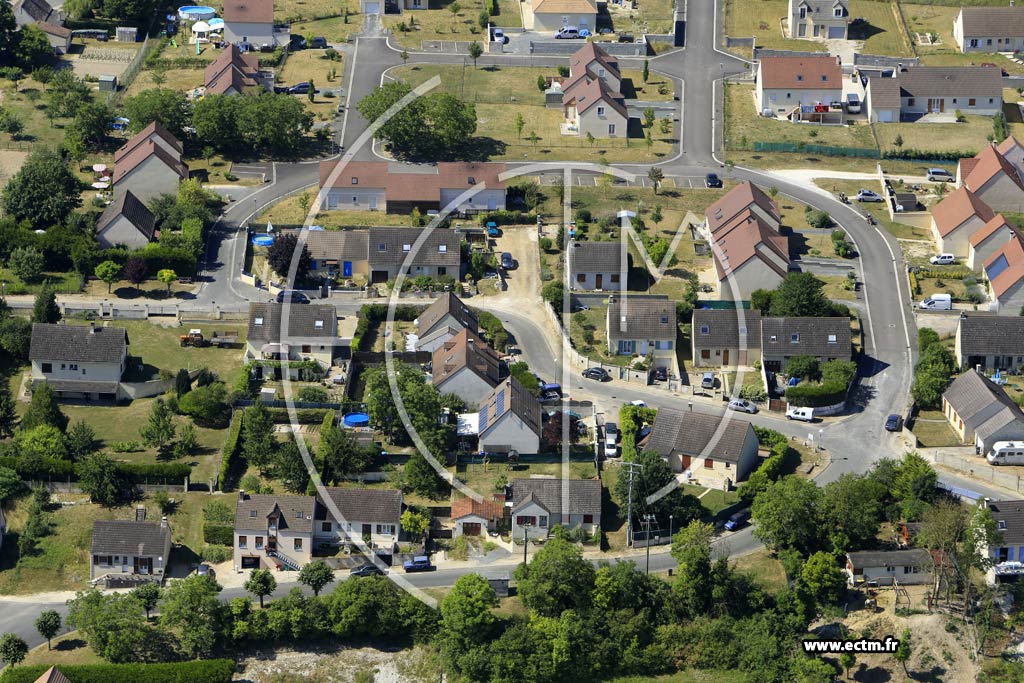Photo arienne de Villemanoche