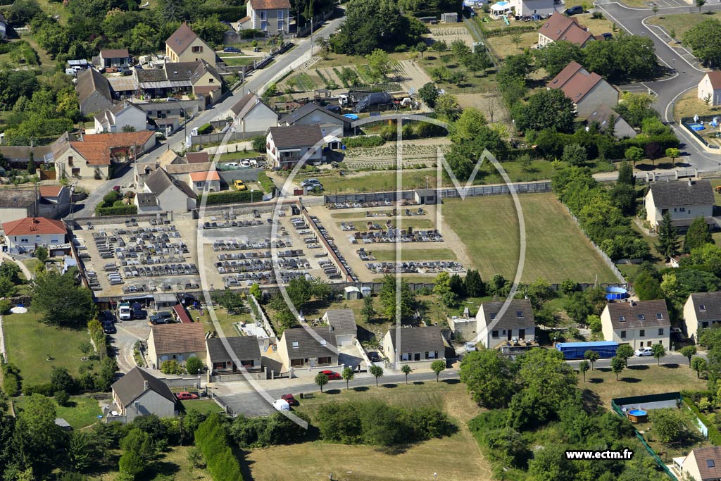Photo arienne de Villemanoche