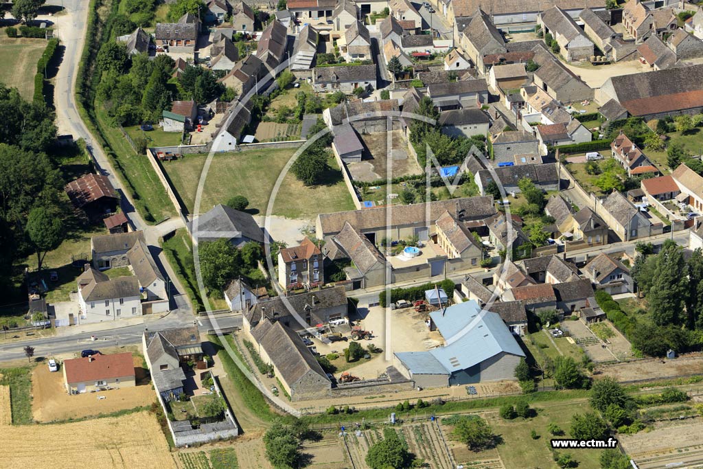 Photo arienne de Villemanoche