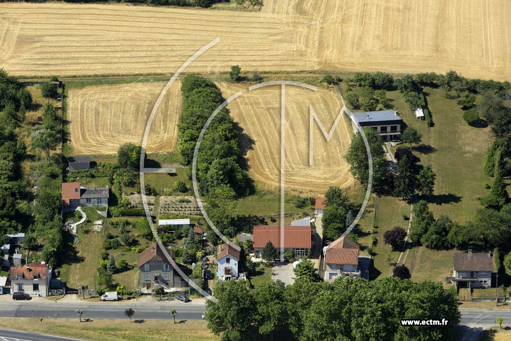 Photo arienne de Villemanoche