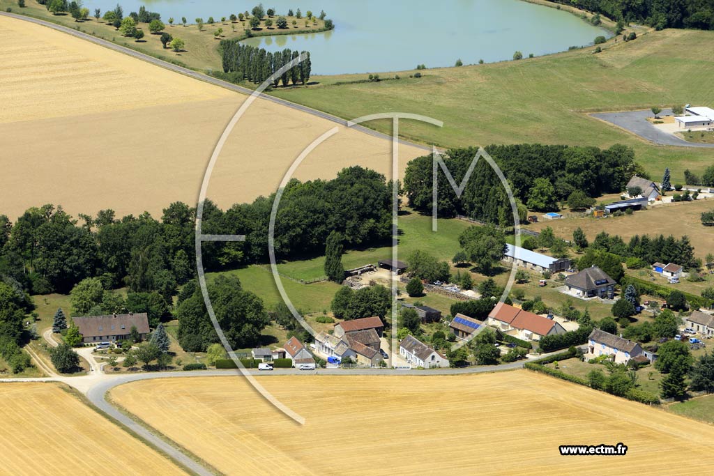 Photo arienne de Villeneuve-la-Dondagre