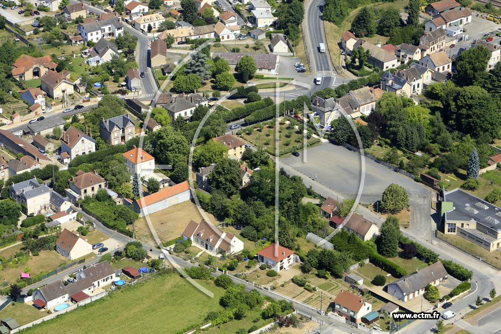 Photo arienne de Villeneuve-la-Guyard