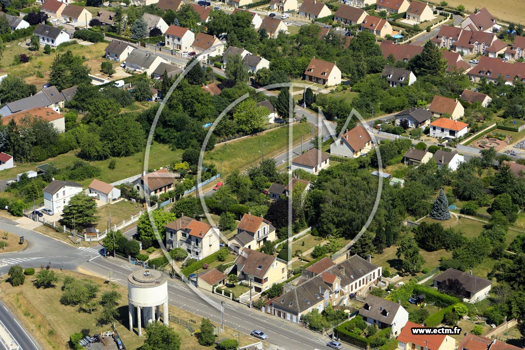 Photo arienne de Villeneuve-la-Guyard