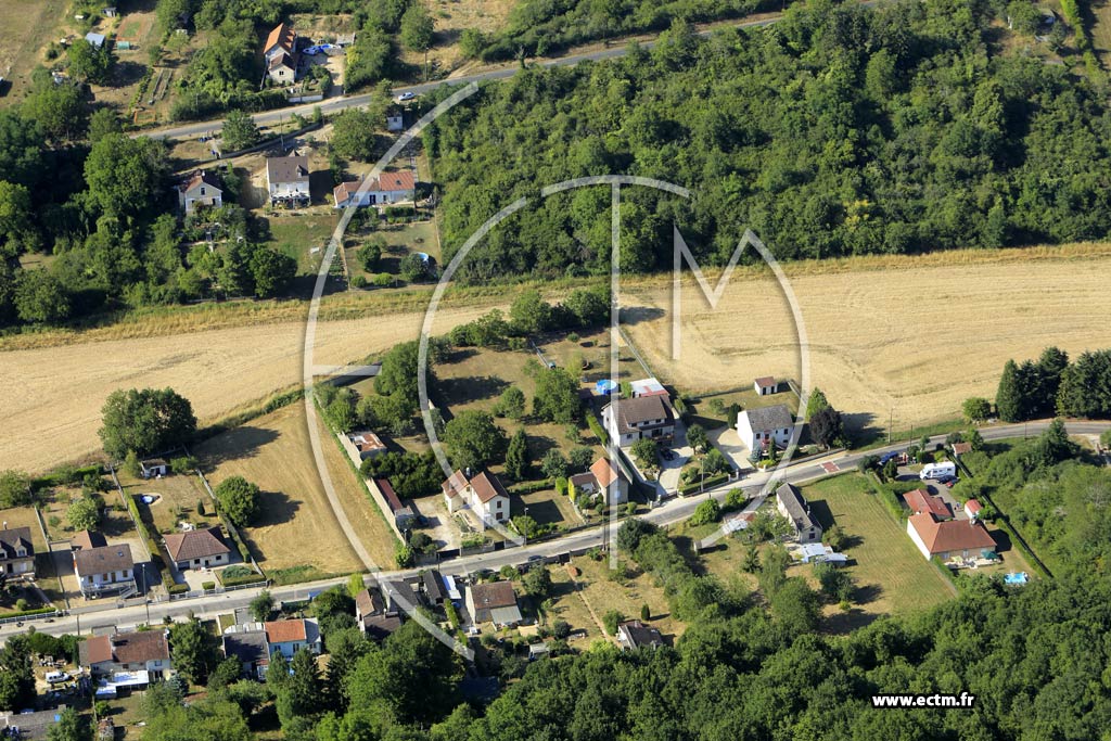 Photo arienne de Villeneuve-sur-Yonne