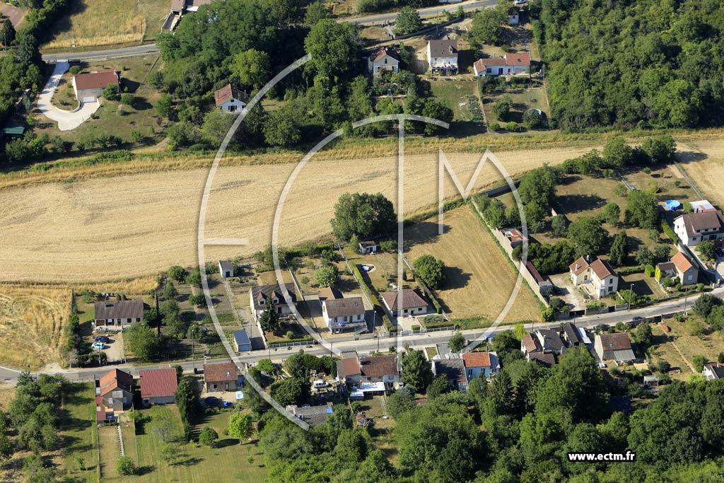 Photo arienne de Villeneuve-sur-Yonne