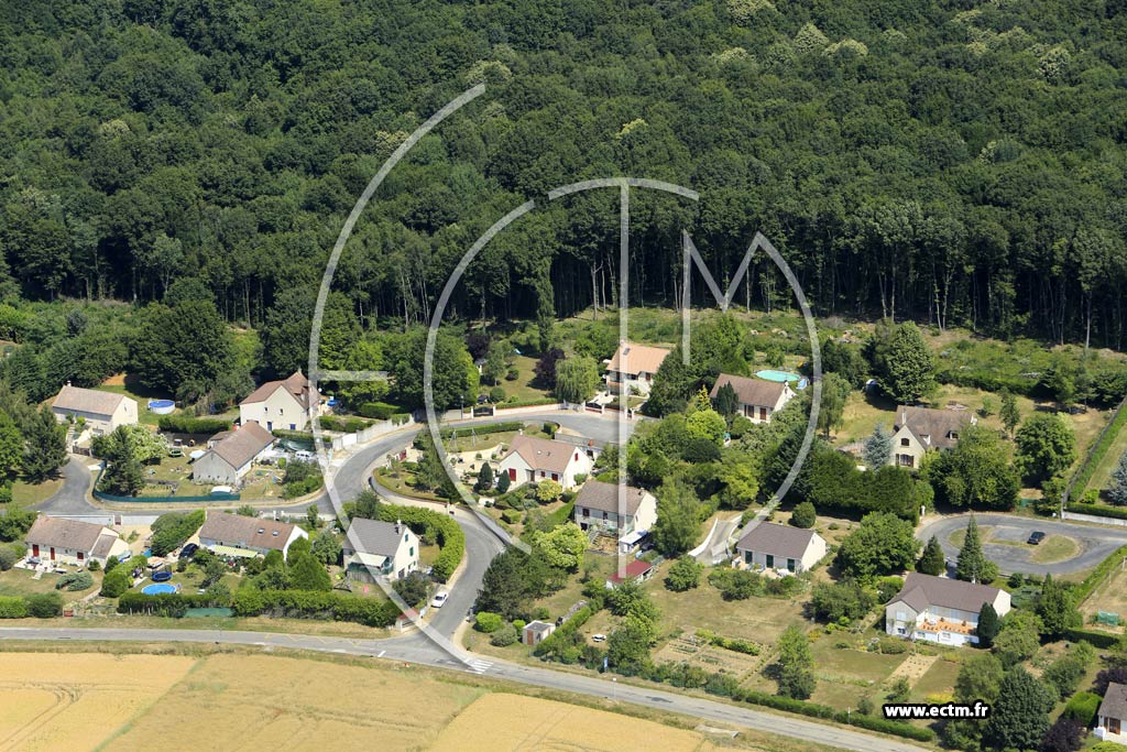 Photo arienne de Villethierry (Chaumasson)