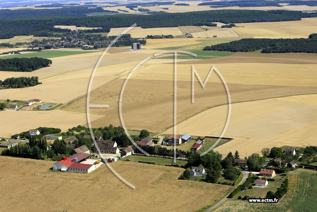 Photo arienne de Voisines (les Hautes Bergeries)