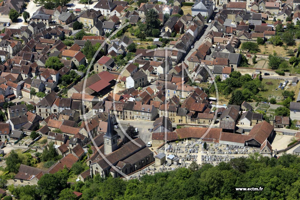 Photo arienne de Ancy-le-Franc