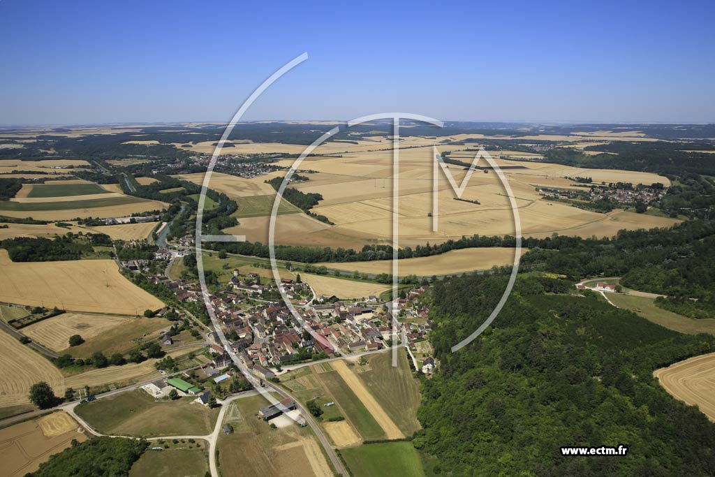 Photo arienne de Ancy-le-libre