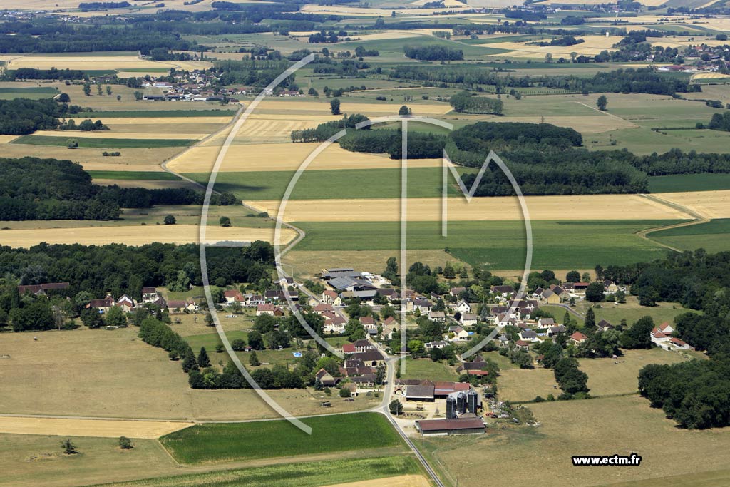 Photo arienne de Butteaux (la Chausse)