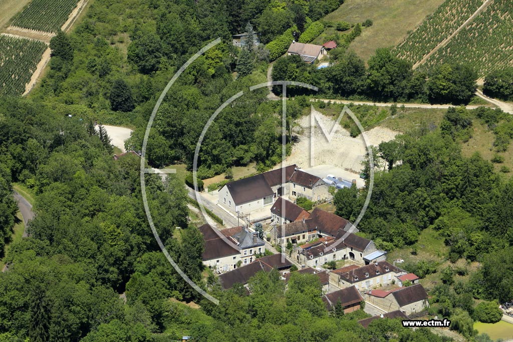 Photo arienne de Molosmes