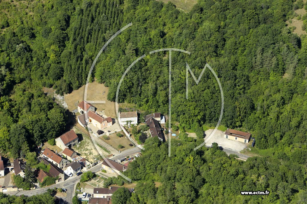 Photo arienne de Molosmes