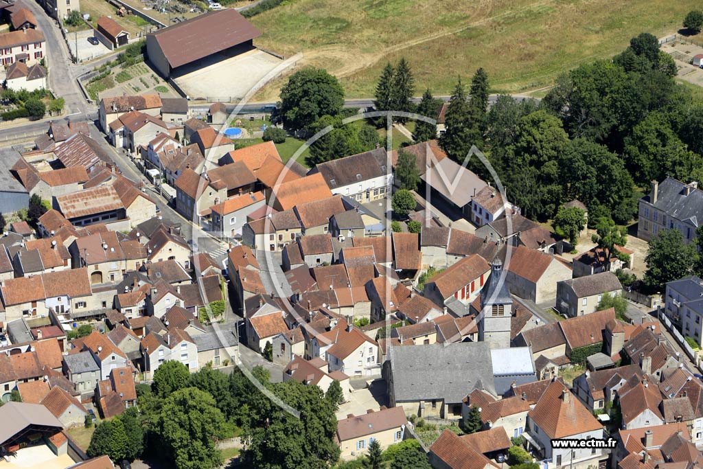 Photo arienne de Ravires