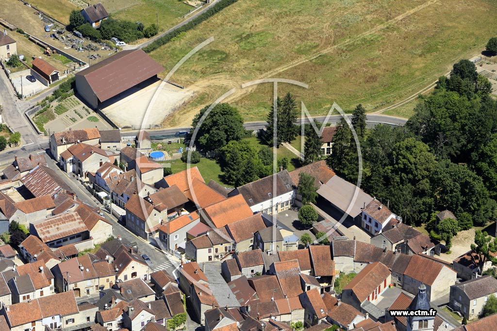 Photo arienne de Ravires