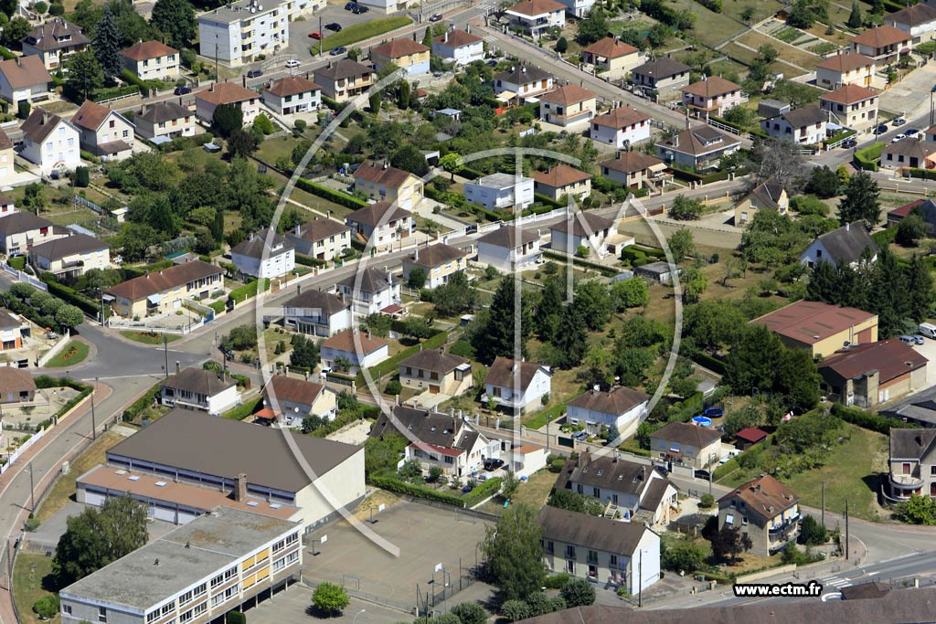 Photo arienne de Saint-Florentin