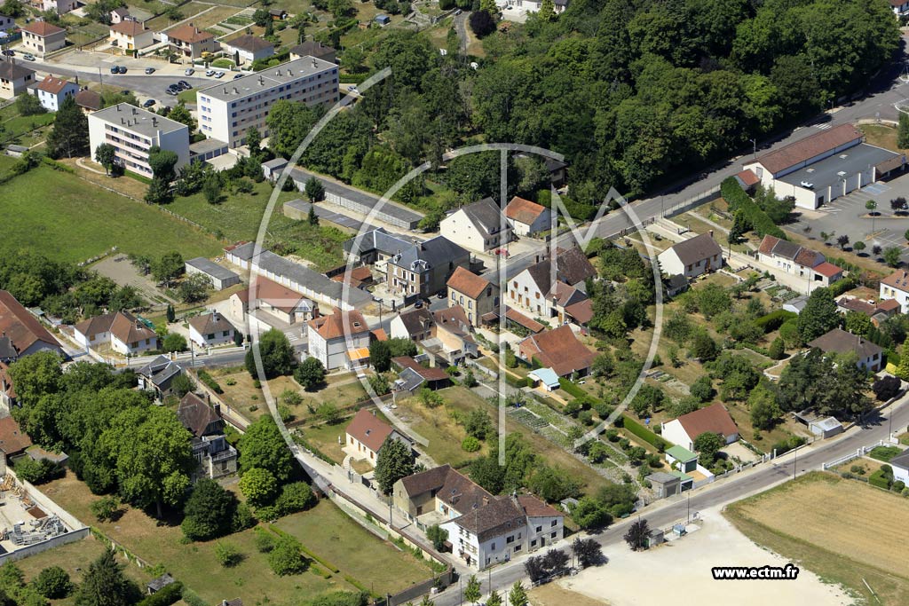 Photo arienne de Saint-Florentin