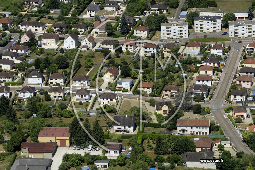 Photo arienne de Saint-Florentin