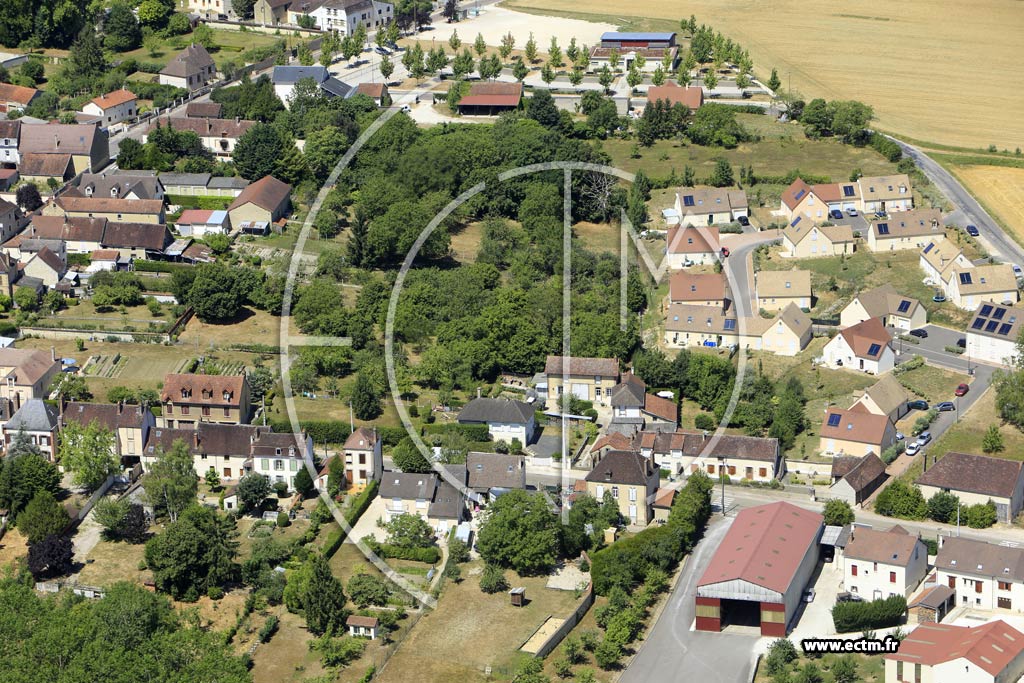 Photo arienne de Saint-Florentin