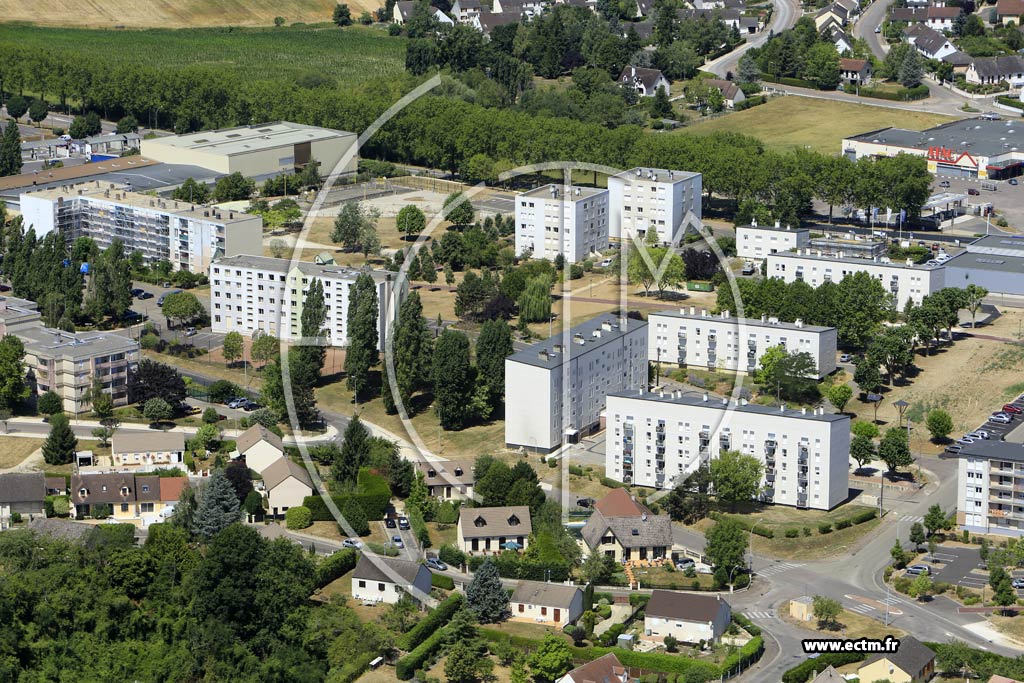 Photo arienne de Saint-Florentin