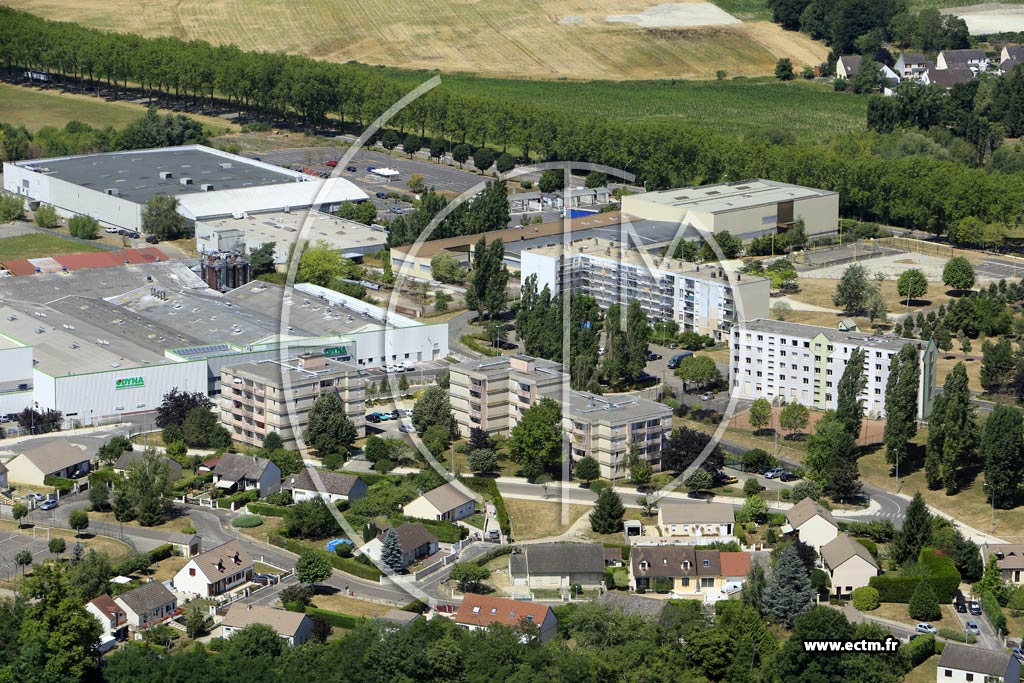 Photo arienne de Saint-Florentin