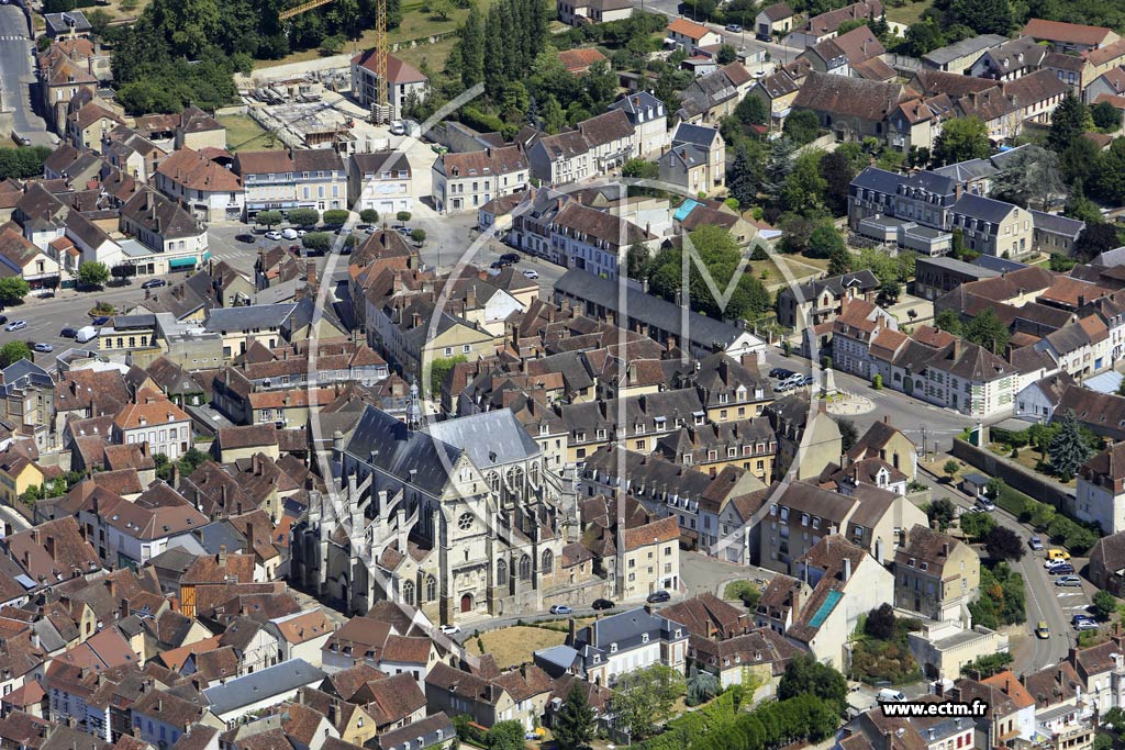 Photo arienne de Saint-Florentin (Centre)