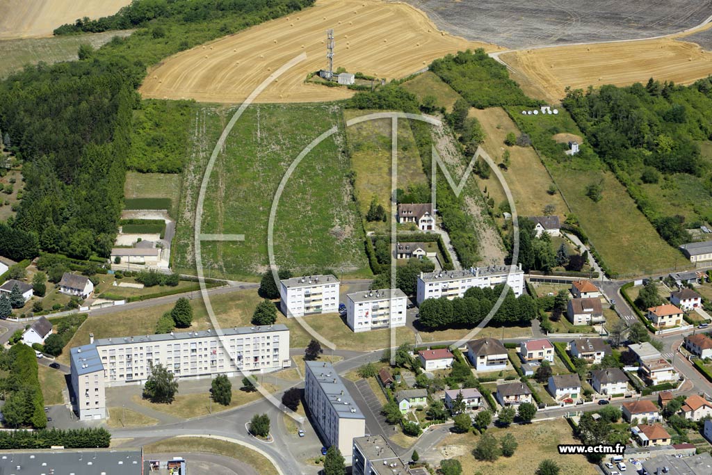 Photo arienne de Saint-Florentin (les Enfers - la Maison Blanche)